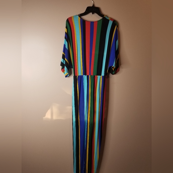 New York & Company Multicolored Striped Dress - Picture 3 of 5